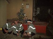 Deployed Vets Enjoying Their Tree