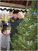 Soldier with Christmas Tree